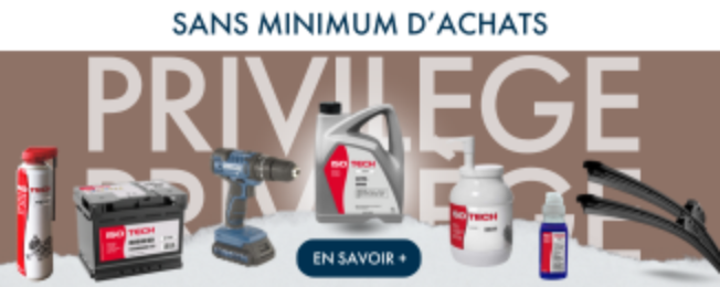 PRIVILÈGE SANS MINIMUM D'ACHAT