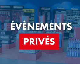 ÉVÈNEMENTS PRIVÉS